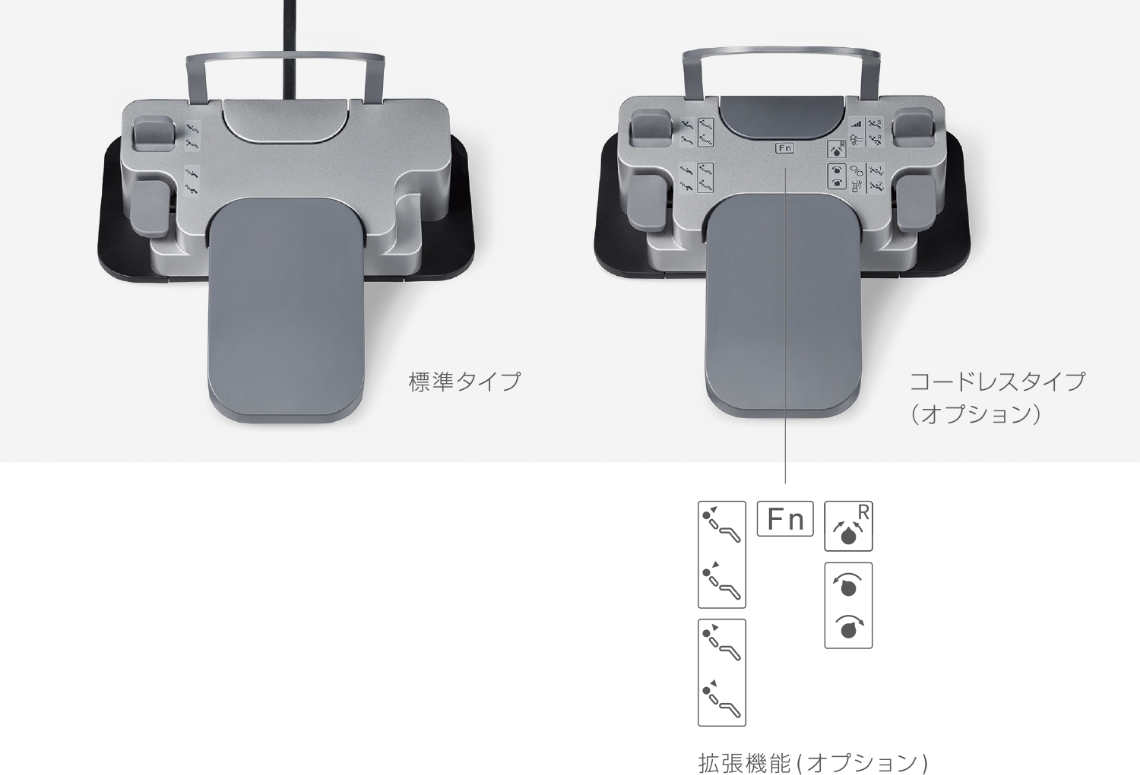 機能拡張も多彩なフットコントローラー