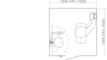 X800 - F40P / R100P / F170 (CT / パノラマ) 上面