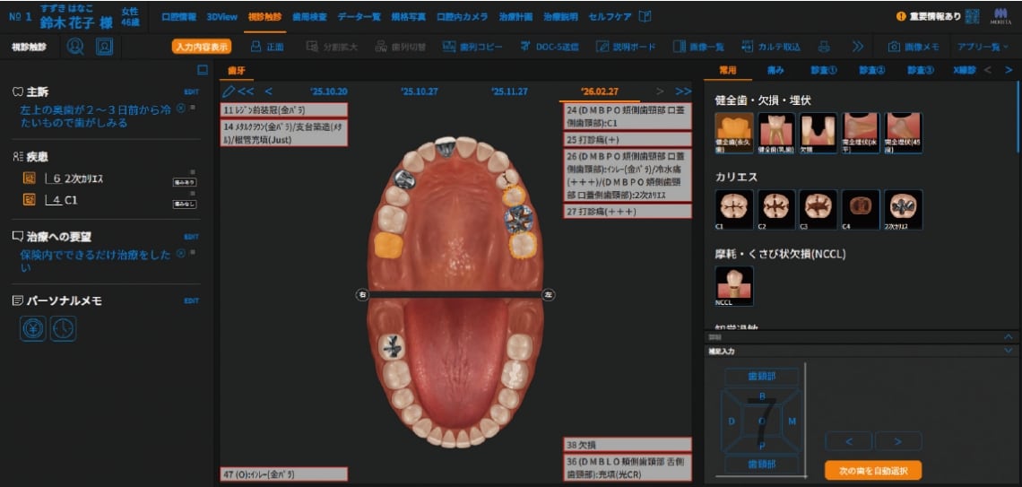 視診触診のイメージ