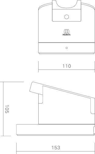 クレードル 寸法図