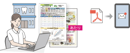 結果の共有が可能です
