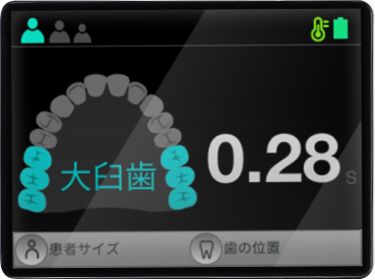 シンプルな操作パネル