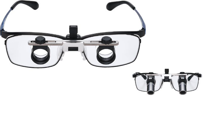 フリップアップ（ルーペ跳ね上げ式）