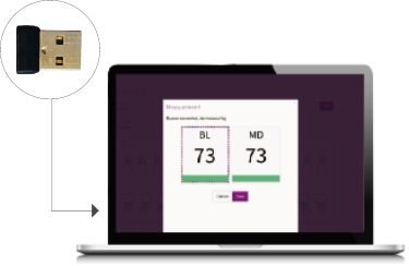 USBキーをPCに接続