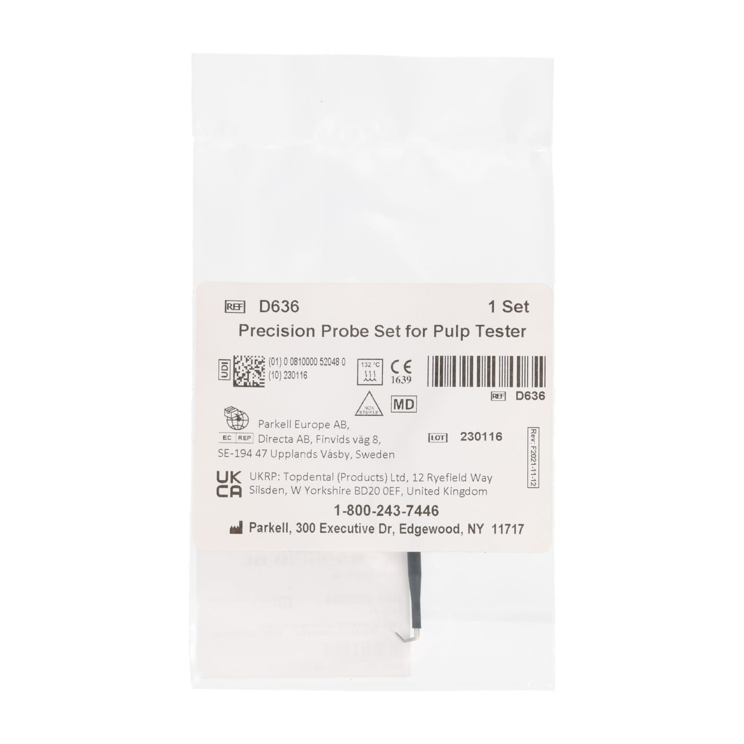 電気 メタルプローブセット（ロング・ショート）｜オンラインカタログ