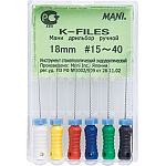 歯科用Kファイルまとめ売り　メーカー混在 18㎜Kファイル 6入 ＃15～40｜オンラインカタログ internet DO