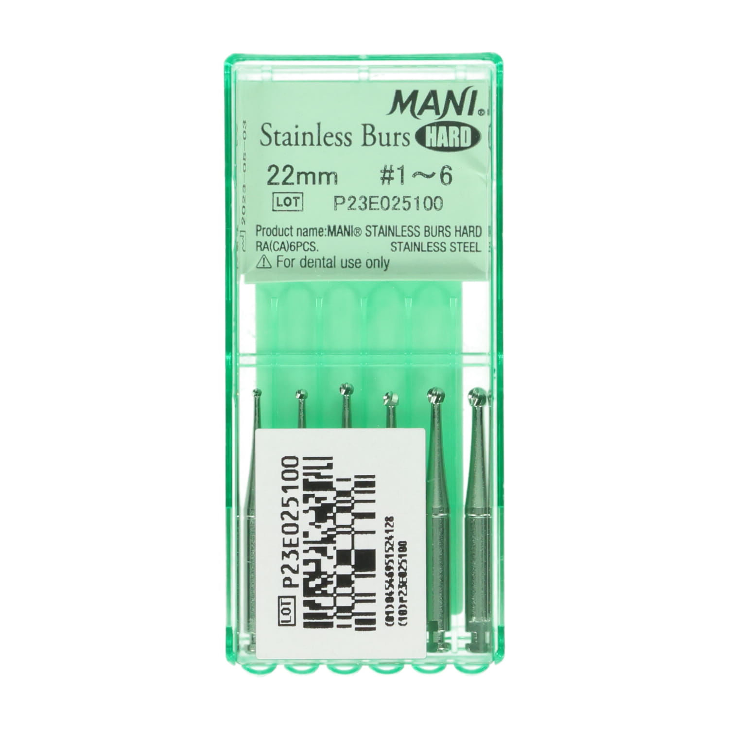 ステンレスバーハード22mm 6本入 ASS 1－6｜オンラインカタログ